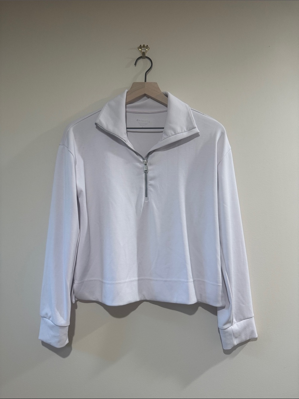 Athleta Seasoft Classic 1/4 Zip Sweatshirt Size S